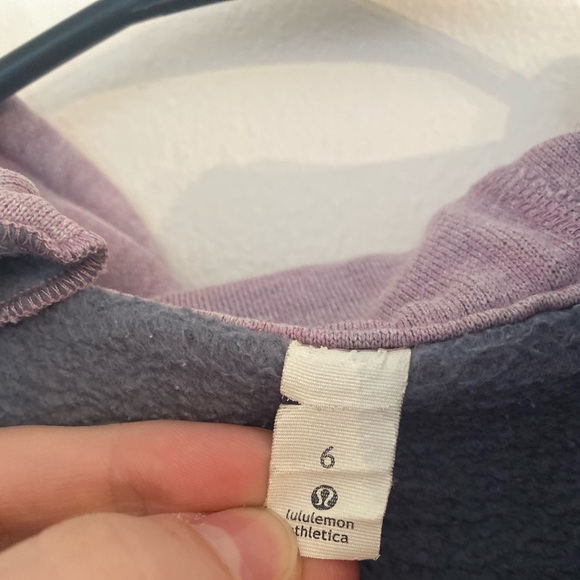 EUC Lululemon Scuba purple Zip up Jacket/Hoodie - Picture 5 of 6